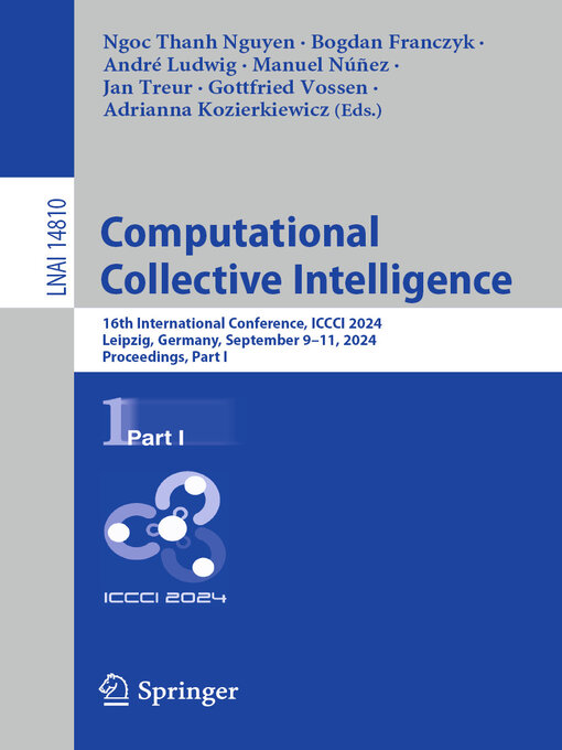 Title details for Computational Collective Intelligence by Ngoc Thanh Nguyen - Available